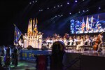 BUSAN, Republic of Korea (July 20, 2017) Sailors from Combined Republic of Korea (ROK)-U.S. Navy Band performs the national anthem during a combined anniversary celebration. The performance was held to celebrate Commander, Naval Forces Korea's (CNFK) 60th anniversary and ROK Fleet's 65th anniversary. CNFK is the U.S. Navy's representative in the ROK, providing leadership and expertise in naval matters to improve institutional and operational effectiveness between the two navies and to strengthen collective security efforts in Korea and the region. (U.S. Navy photo by Mass Communication Specialist 2nd Class Jermaine M. Ralliford/Released)