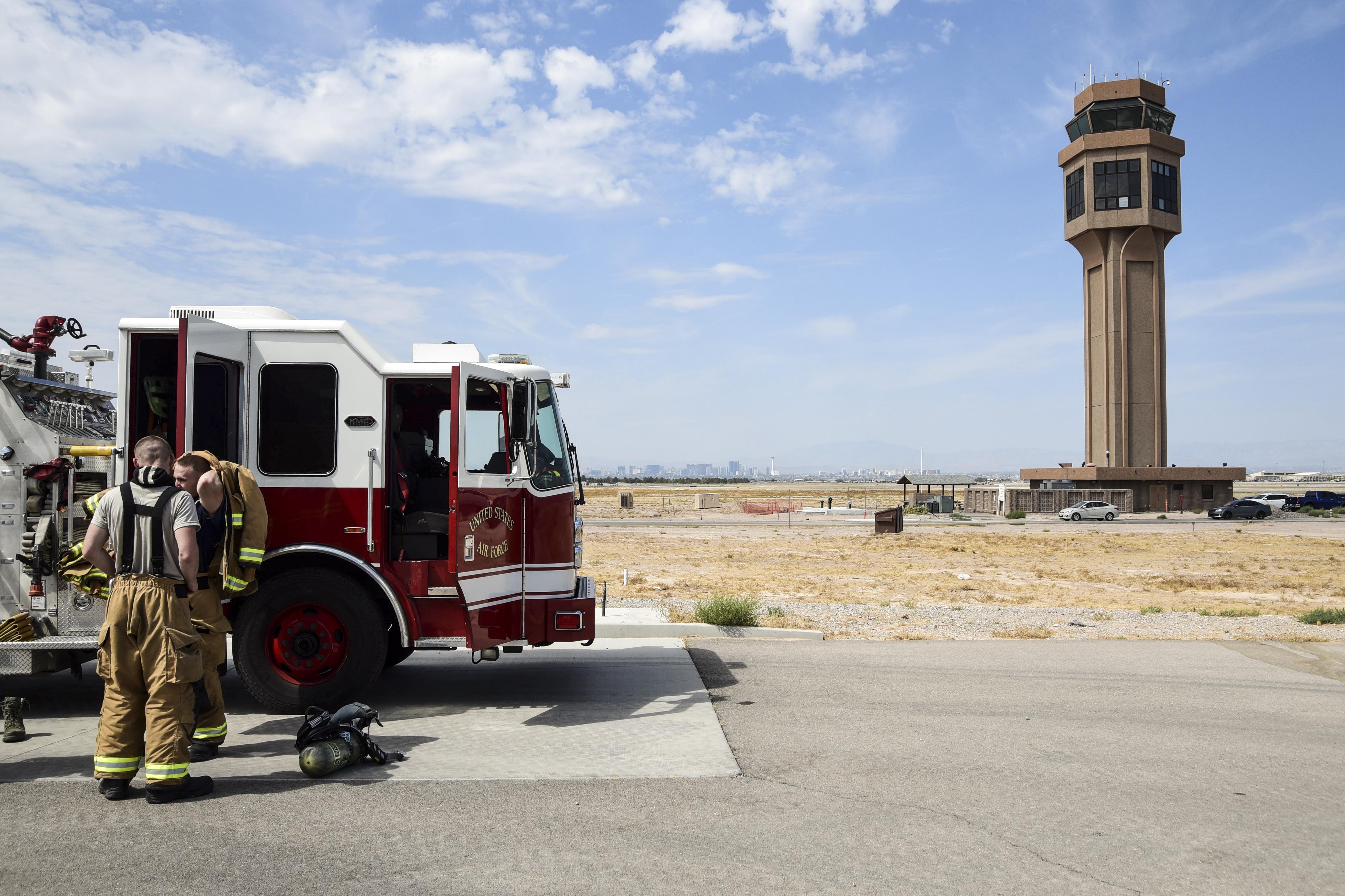 Nellis firefighters Ready for anything > Nellis Air Force Base > News