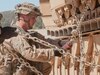 Army Reserve Sgt. John Brownlee, a horizontal construction engineer, removes chains from a Caterpillar D7R bulldozer during Combat Support Training Exercise 91-17-03 at Fort Hunter Liggett, Calif., on July 19, 2017. Brownlee is with the 718th Engineer Company out of Fort Benning, Ga. Nearly 5,400 service members from the U.S. Army Reserve, U.S. Army, Army National Guard, U.S. Navy, and Canadian Armed Forces are training at Fort Hunter Liggett, Calif., as part of the 84th Training Command’s CSTX 91-17-03 and ARMEDCOM’s Global Medic; this is a unique training opportunity that allows U.S. Army Reserve units to train alongside their multi-component and joint partners as part of the America’s Army Reserve evolution into the most lethal Federal Reserve force in the history of the nation. (U.S. Army Reserve photo by Sgt. Thomas Crough, 301st Public Affairs Detachment)