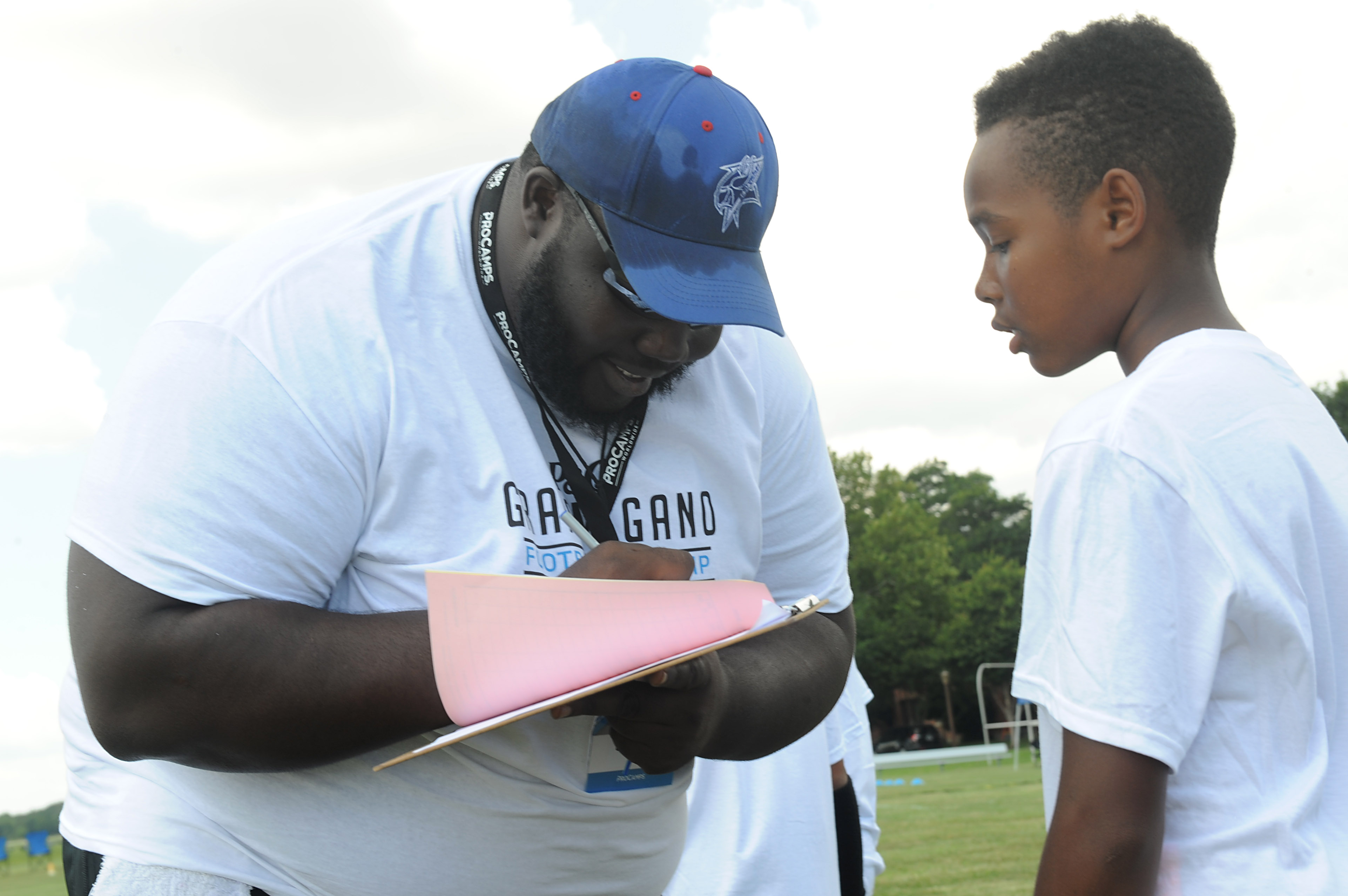 Nfl Player Hosts Military Youth Football Camp