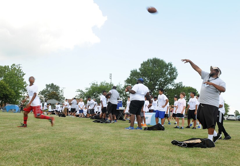 Panthers host military service members at NFL training camp