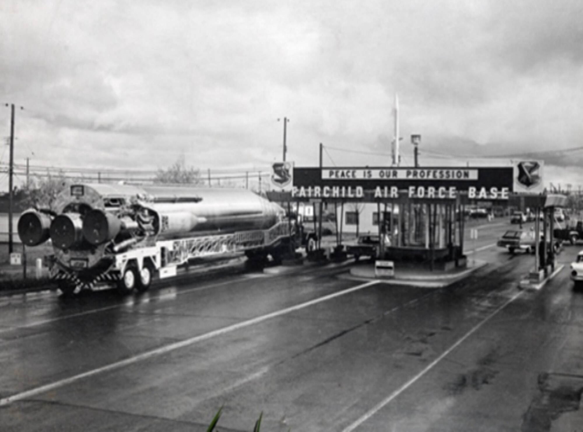 One year and six months after the first missile was delivered to Fairchild, the 567th Strategic Missile Squadron accepted the first Series-E Atlas Intercontinental Ballistic Missile complex near Reardon July 29, 1961, with the first Atlas E missile being operational two months later. (Courtesy Photo)