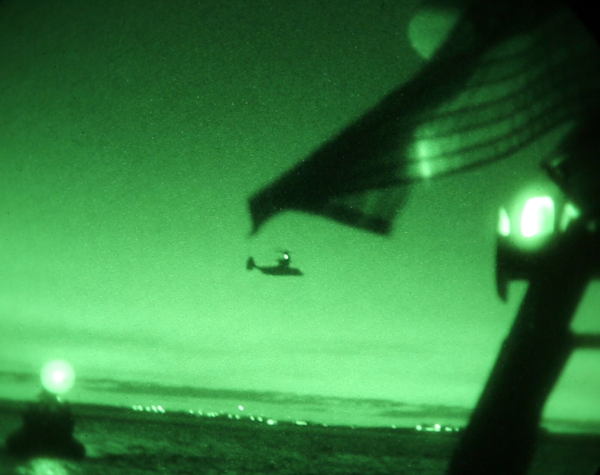 U.S. Naval Special Warfare Operators in rigid hull inflatable boats trail a U.S. Air Force CV-22 Osprey from the 352d Special Operations Wing off the coast of Ukraine, July 17, 2017 during exercise Sea Breeze 17. Sea Breeze is a U.S. and Ukraine co-hosted multinational maritime exercise held in the Black Sea and is designed to enhance interoperability of participating nations and strengthen maritime security within the region.