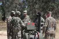 U.S. Army Reserve Soldiers of the 611th Quartermaster Company, based in Baltimore, Md., demonstrate proper operations for a shower water boiler to Maj. Gen. Todd McCaffrey, commanding general of First Army Division East, during Combat Support Training Exercise 91-17-03, July 18, 2017, at Fort Hunter Liggett, Calif. Approximately 5,000 Army Reserve and National Guard forces participated in the exercise. First Army provided about 65 observer coach/trainers to augment their Army Reserve partners at the 91st Training Division and assist in training the most capable, combat-ready and lethal federal reserve force in the history of the nation.
(U.S. Army photo by Master Sgt. Anthony L. Taylor)