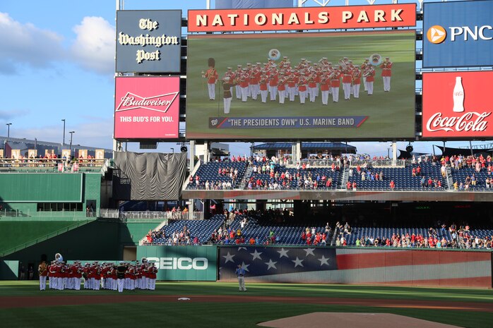 U.S. Marine Corps Day at Nationals Park