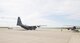 The 914th Fire Emergency Services renders a water salute to the last remaining C-130 Hercules as it prepares to depart from Niagara Falls Air Reserve Station, N.Y. for the last time, July 26, 2017. This is a significant stage in the process of transition for the 914th, from an Airlift Wing to an Air Refueling Wing. (U.S. Air Force photo by Steph Sawyer)