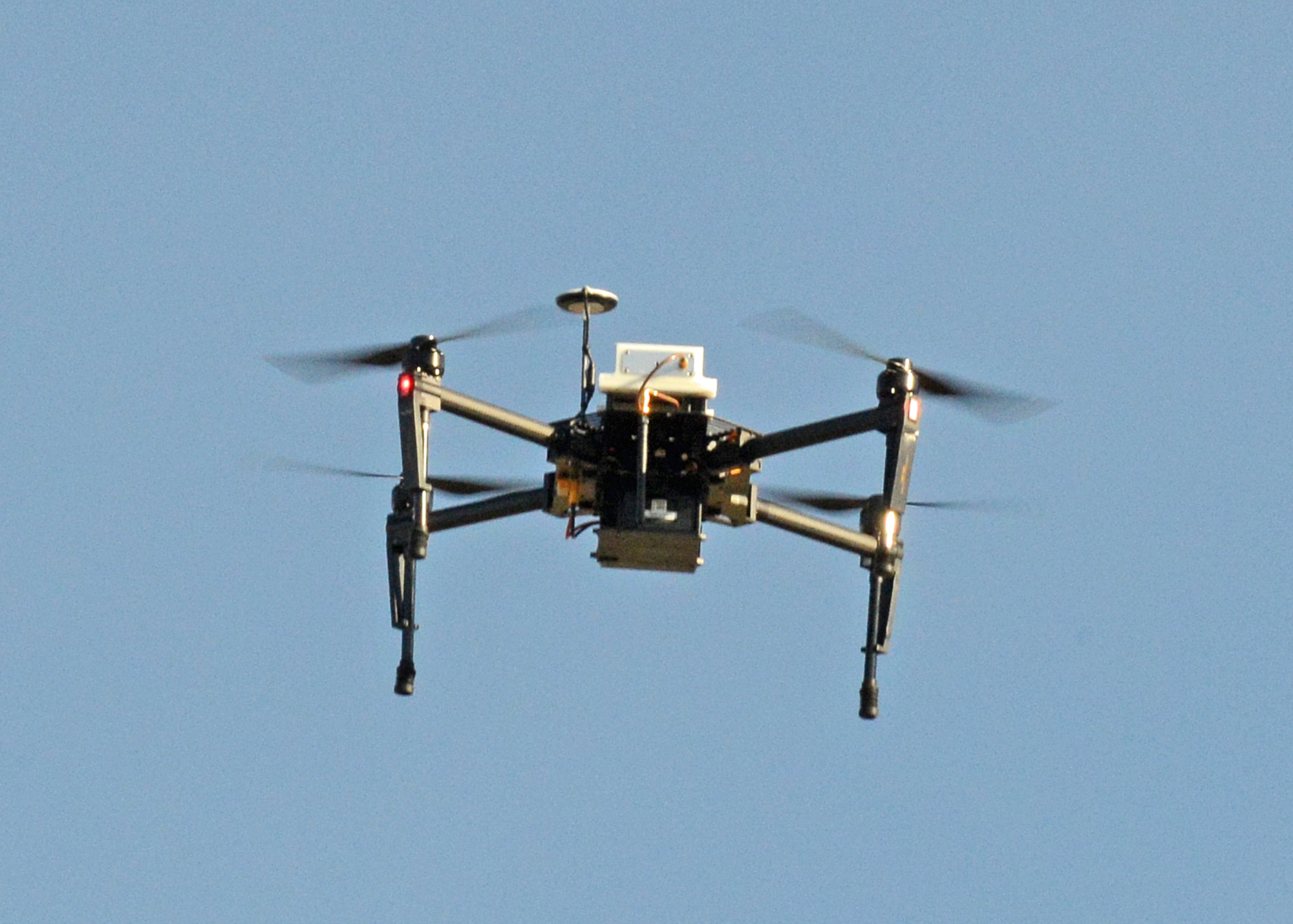 A quadcopter, or small unmanned aircraft system, can now be flown at the new Edwards AFB Personal Small UAS Area. (U.S. Air Force photo by Kenji Thuloweit)