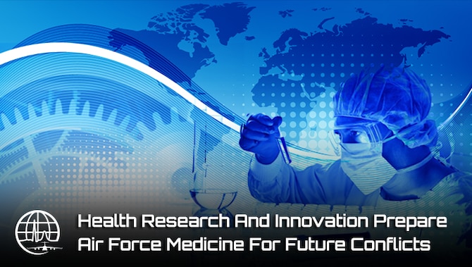 The Air Force Medical Service conducts extensive health research to stay on the cutting edge of health innovation and technology, delivering the highest quality care. As the Air Force prepares to execute future missions, the AFMS research focus must also shift to support new environments and requirements.