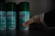 Airman 1st Class Arielle Howze, 786th Civil Engineer Squadron pest management journeyman, grabs aircraft insecticide on Ramstein Air Base, Germany, July 27, 2017. This pre-spray is a residual aerosol insecticide used inside aircraft prior to loading passengers. (U.S. Air Force Airman 1st Class Savannah L. Waters)