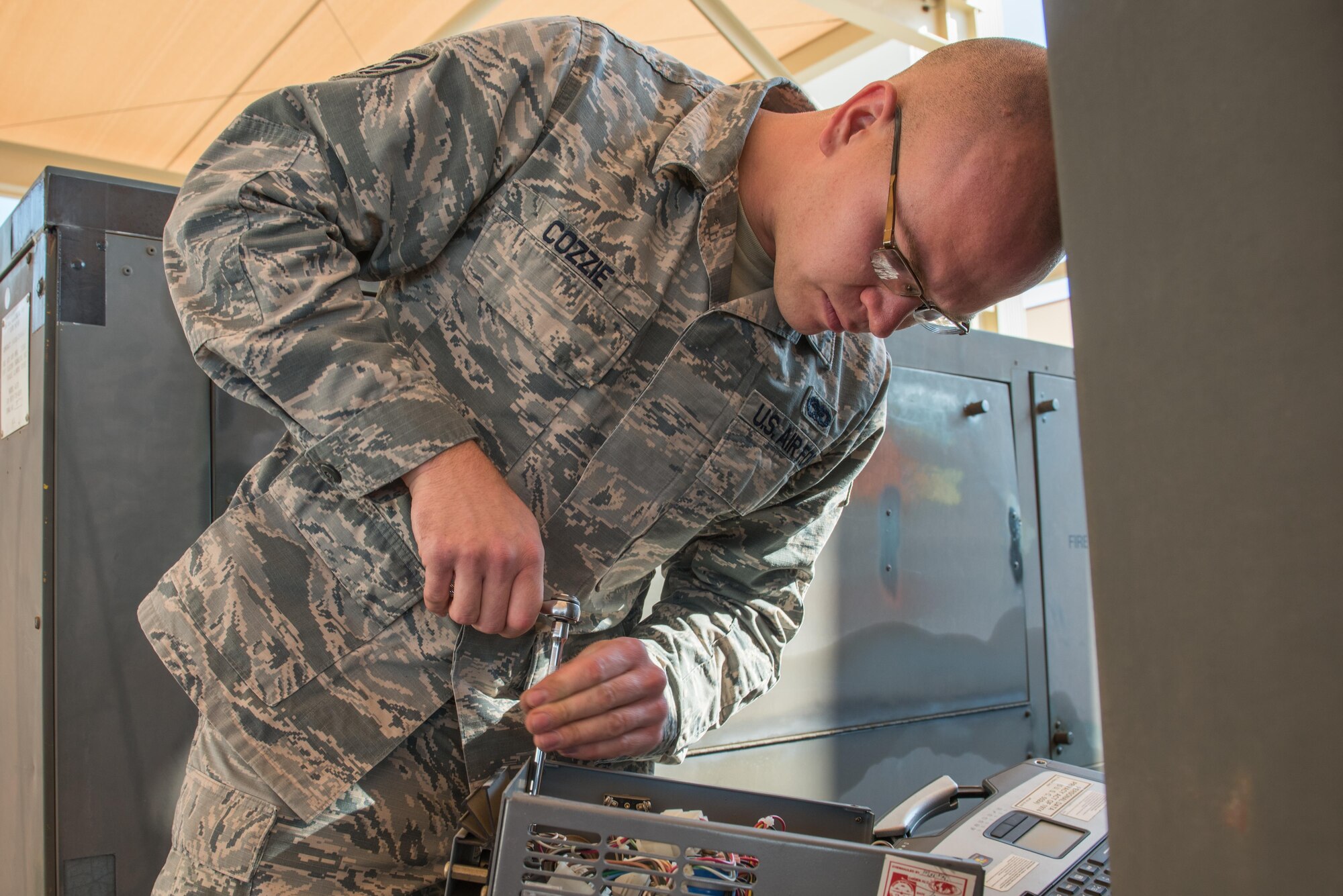 Staff Sgt. Brian Cozzie, an Aerospace Ground Equipment Journeyman assigned to the 412th Maintenance Squadron, is the 412th Test Wing’s Warrior of the Week.