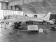 DAYTON, Ohio -- Black and white view of the B-17F Memphis Belle™ on July 26, 2017 in the museum&#39;s restoration building. This aircraft will be placed on public display here at the museum on May 17, 2018. (Photo courtesy Kevin Lush)