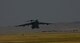 A C-5M Super Galaxy assigned to the 22nd Airlift Squadron, Travis Air Force Base, Calif., takes off from Ellsworth Air Force Base, S.D., July 22, 2017. The C-5 transported equipment and personnel in support of the Continuous Bomber Presence missions in the Pacific theater. (U.S. Air Force photo by Airman Nicolas Z. Erwin)