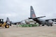 Aerial porters assigned to the Air Force Reserve Command’s 302nd Airlift Wing load a U. S. Forest Service Modular Airborne Fire Fighting System onto a C-130 Hercules at Peterson Air Force Base, Colo., July 29, 2017. The Reserve wing is responding to a request for assistance from the National Interagency Fire Center for one MAFFS-equipped C-130 from the 302nd AW to support fire suppression efforts in the Western U.S. (U.S. Air Force photo/Ann Skarban)
