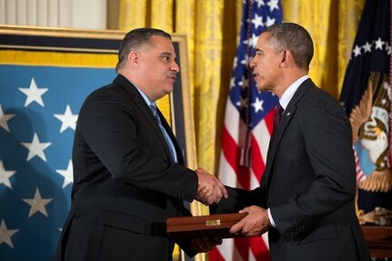 On March 18, 2014, 45 years after his death, Felix Conde-Falcon, a native of Puerto Rico who was raised in Chicago, received the Congressional Medal of Honor, the highest award for valor in action against an enemy force. Richard Conde, traveled with other family members to Washington, D.C., to accept the posthumous award from President Barack Obama.