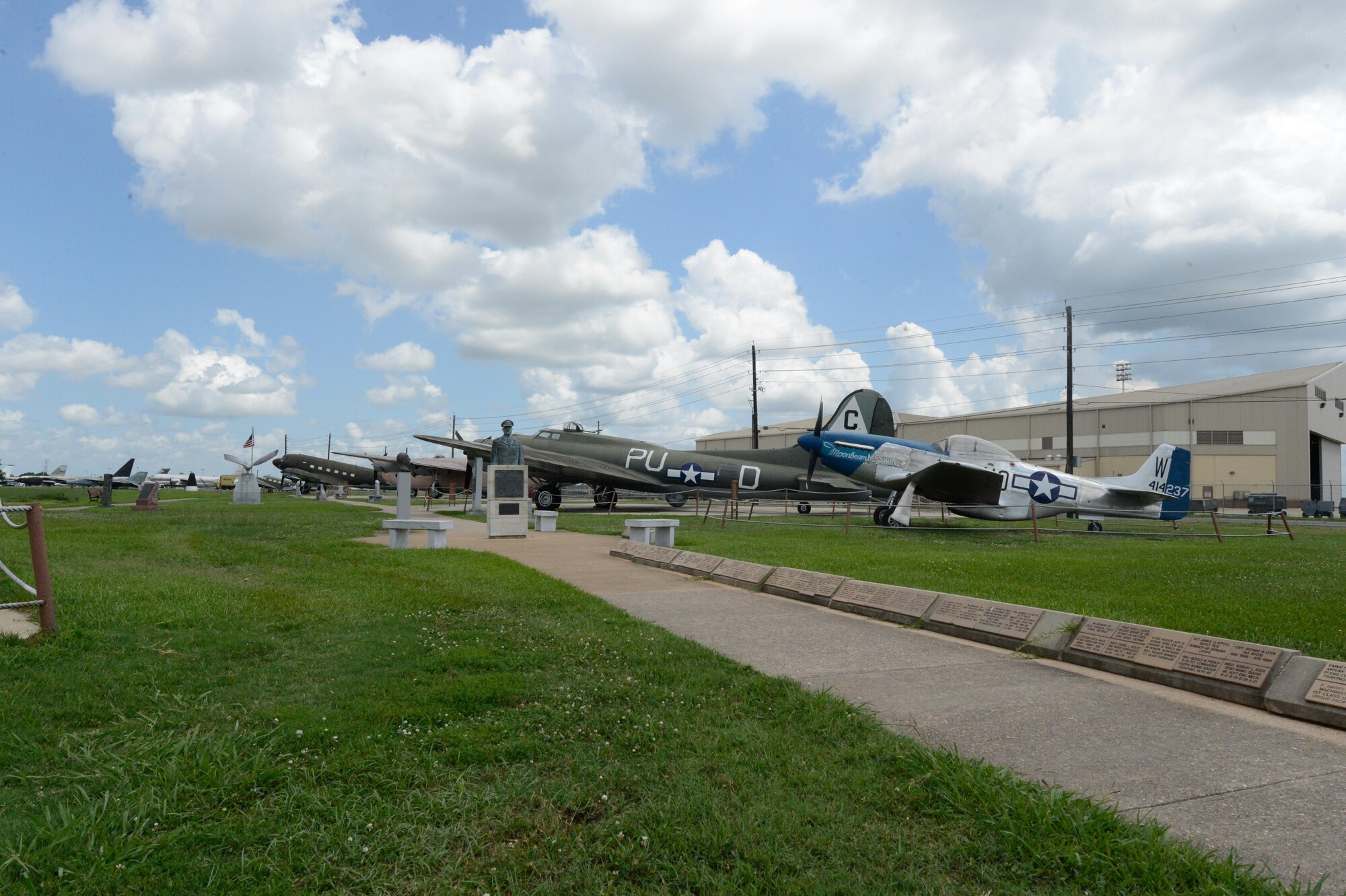 The Barksdale Global Power Museum displays multiple aircraft throughout aviation history for museum visitors at Barksdale Air Force Base, La., July 12, 2017. The aircraft serve as a reminder of the achievements of past Airmen and Air Force history.
