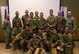 Defenders from the 341st Missile Wing at Malmstrom Air Force Base, Mont., pose for a group photo at Camp Guernsey, Wyo., July 28, 2017. The graduates completed the Tactical Response Force Assaulter Course to better defend America’s nuclear weapons and resources out in the missile complex. (Airman 1st Class Breanna Carter)