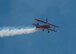 A aerial acrobatic stunt performance team displays daredevil skills at the Skyfest 2017 air show and open house July 29, 2017, at Fairchild Air Force Base, Washington. The air show was host to over 12 air performance acts. (U.S. Air Force photo / Airman 1st Class Ryan Lackey)