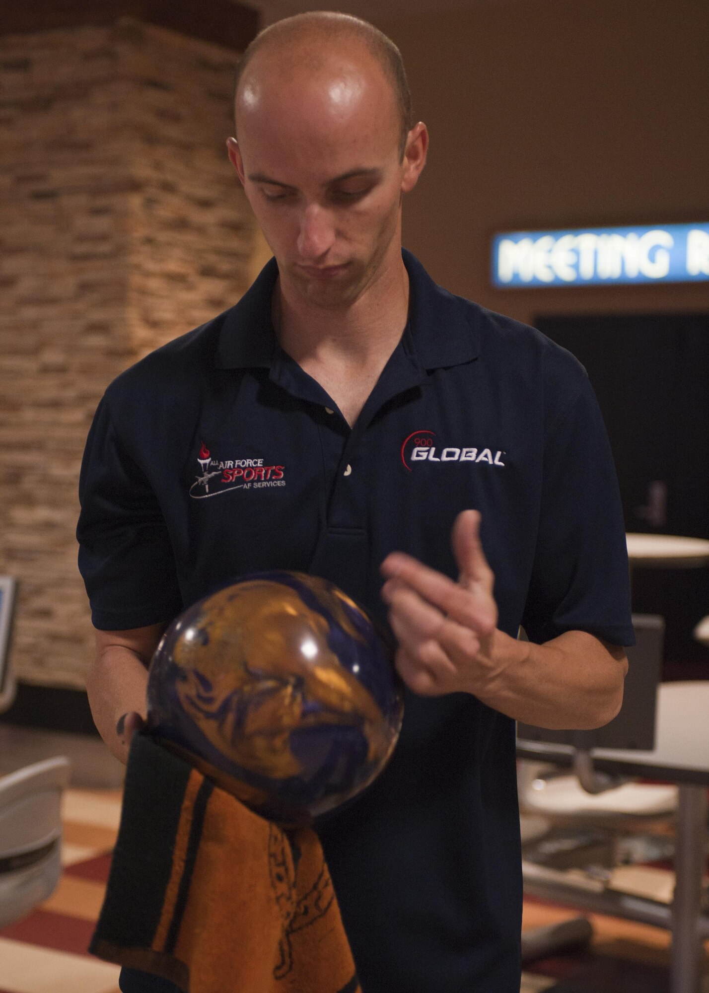 2nd Lt. Joshua Cramer has been bowling since he was 5 years old.
