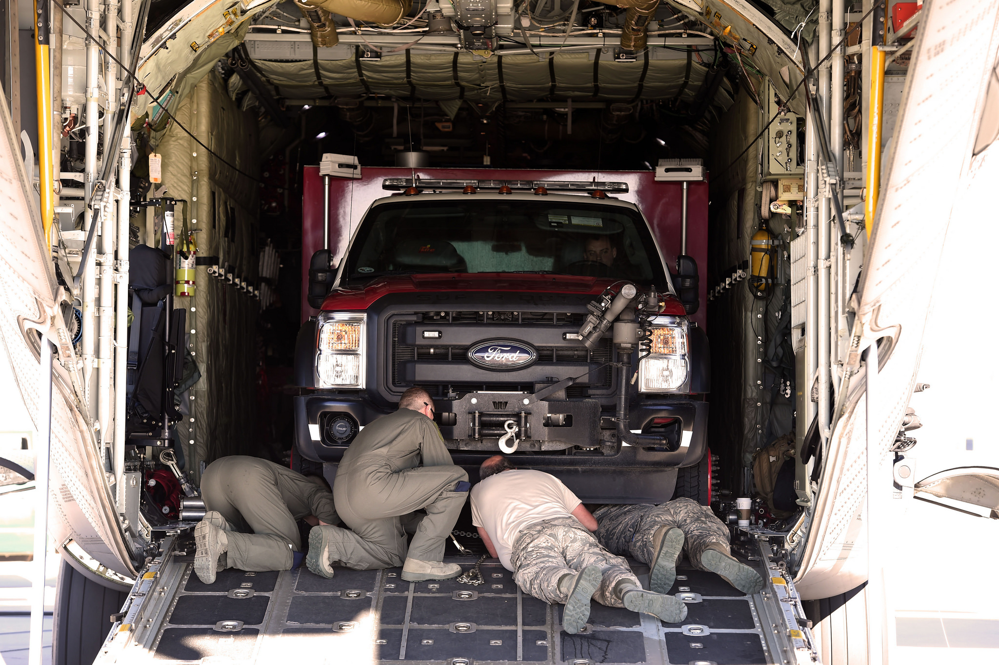 Camp Guernsey and Wyo. Air Guard firefighters train together