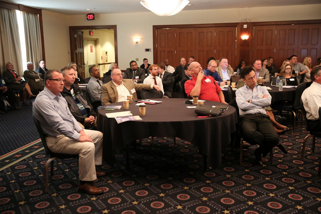 The Cartridge Actuated Device/Propellant-Actuated Device (CAD/PAD) Joint Program Office (JPO) hosted its 2017 CAD/PAD Industry Summit on Joint Base Andrews, April 28-29, to discuss new initiatives as well as  current and emerging requirements in the field.  U.S. Navy Photo by Matthew Poynor.