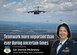 Teamwork more important than ever during uncertain times.  A commentary by Col. Jeanine McAnaney, 315th Airlift Wing vice commander. (U.S. Air Force Graphic / Michael Dukes)