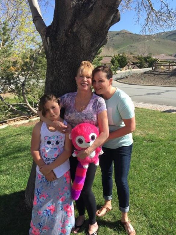Merriott said her driving force is her family, which includes her mother, Arline Kabele, and her daughter, Emma. (Courtesy photo)