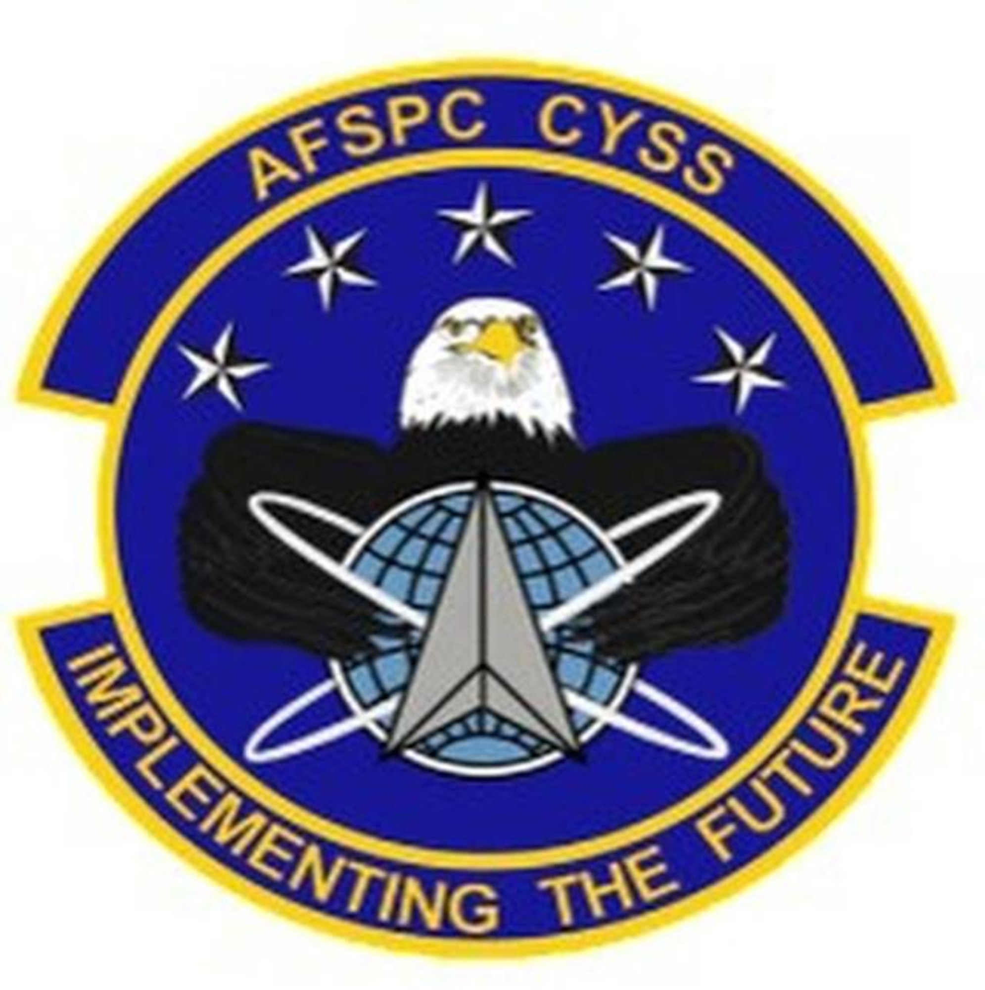 Air Force Space Command’s Cyberspace Support Squadron shield.