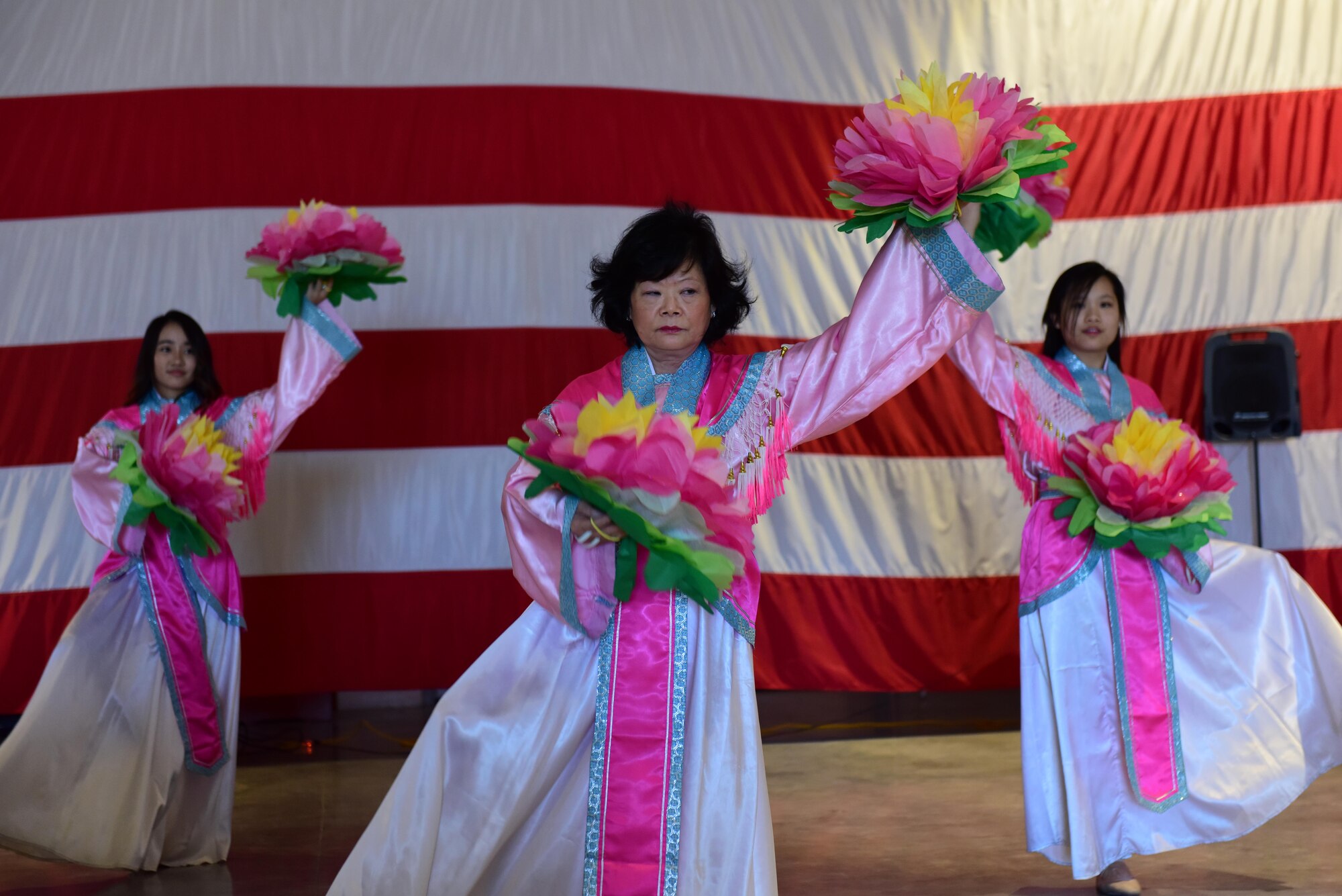 The Asian Pacific American Heritage Association hosted a capstone event to close out the Asian American Pacific Islander Heritage Month at Whiteman Air Force Base, Mo., May 25, 2017. The event included various food tastings, jiujitsu and dance demonstra­tions, and a static cultural display. 