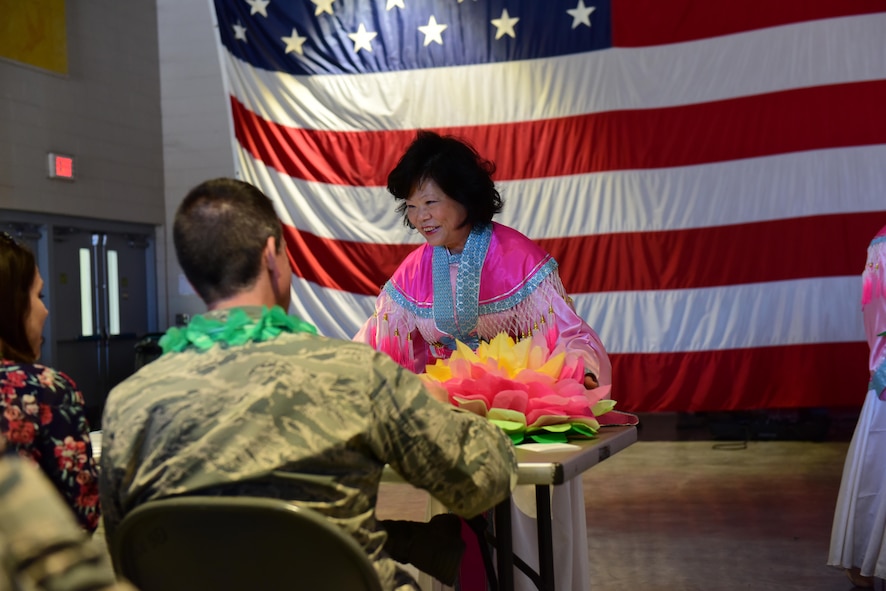 The Asian Pacific American Heritage Association hosted a capstone event to close out the Asian American Pacific Islander Heritage Month at Whiteman Air Force Base, Mo., May 25, 2017. The event included various food tastings, jiujitsu and dance demonstrations, and a static cultural display.