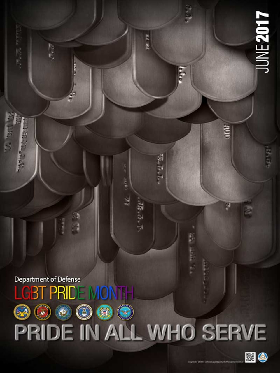 The Defense Department is observing June as LGBT Pride Month to recognize DoD's lesbian, gay, bisexual and transgender service members and civilians. DoD graphic