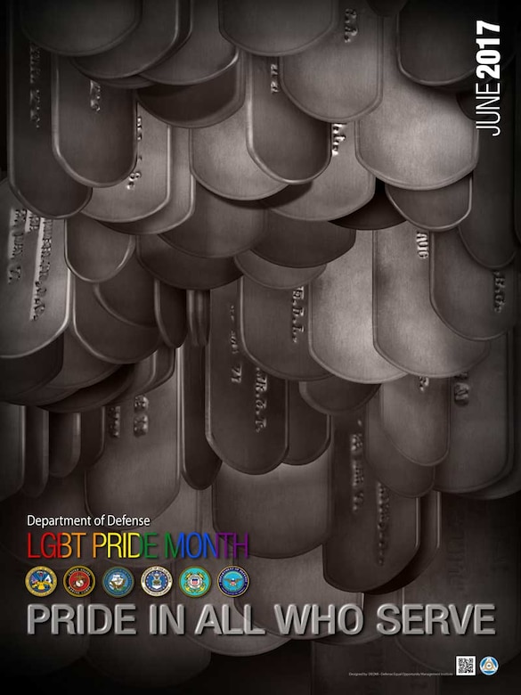 The Defense Department is observing June as LGBT Pride Month to recognize DoD's lesbian, gay, bisexual and transgender service members and civilians. DoD graphic
