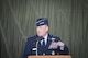 Lt. Gen. Brandon Webb, Air Force Special Operations Command commander, speaks at the 27th Special Operations Wing’s change of command ceremony at Cannon Air Force Base, N.M., Jun. 2, 2017. Col. Benjamin Maitre relieved his position as 27th SOW commander to Col. Stewart Hammons. (U.S. Air Force Photo by Senior Airman Lane T. Plummer)