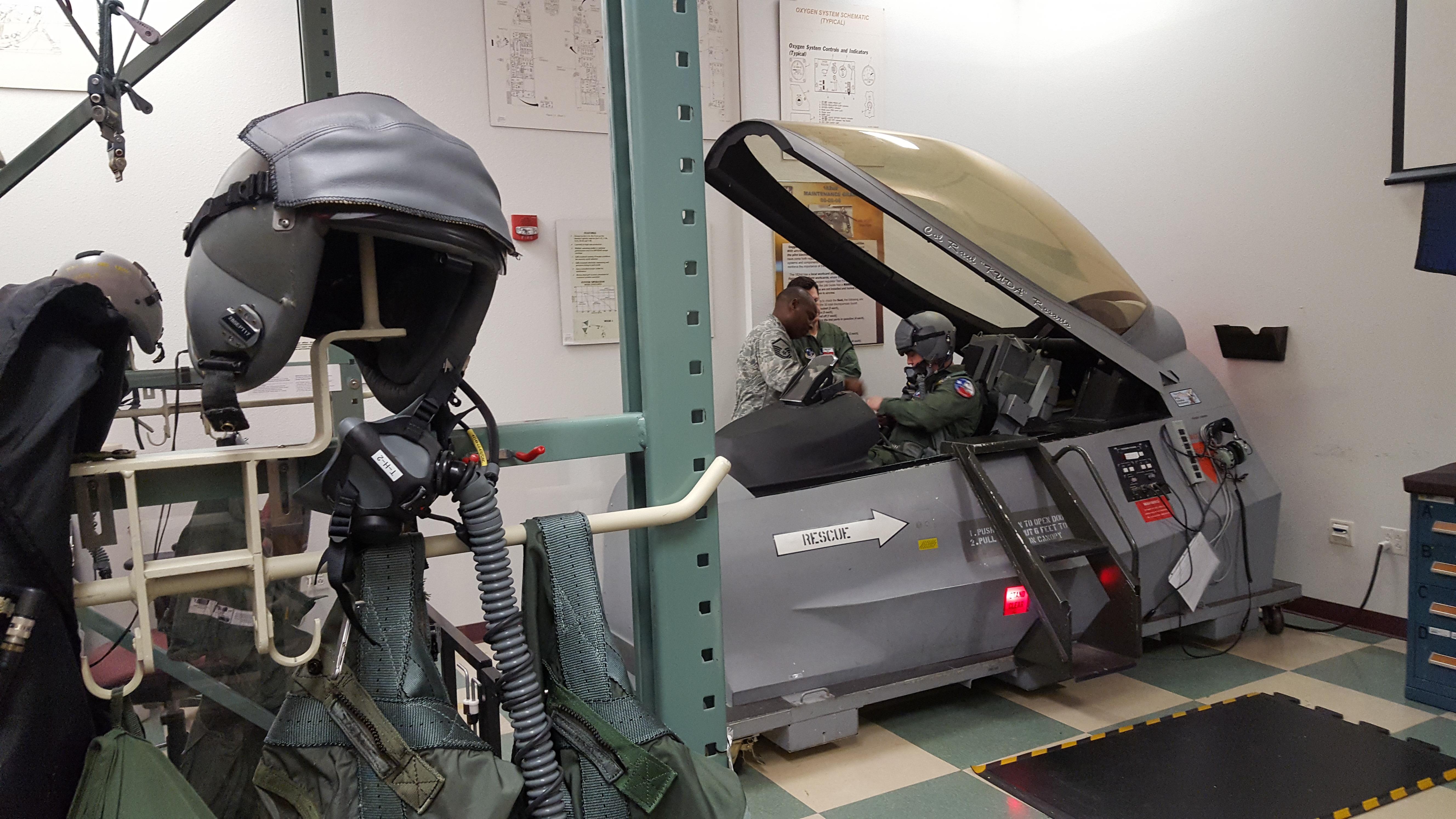 Egress team enables F16 pilots to eject safely > Joint Base San