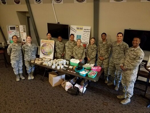 The 82nd AMDS Public Health Flight offers a free travel medicine clinic at Sheppard Air Force Base, May 5, 2017. Public Health conducts preliminary research for travel destinations, advises travelers on appropriate vaccination recommendations, needed medications, healthy travel packing lists, and more. (U.S. Air Force photo by 82nd AMDS Public Health Flight)