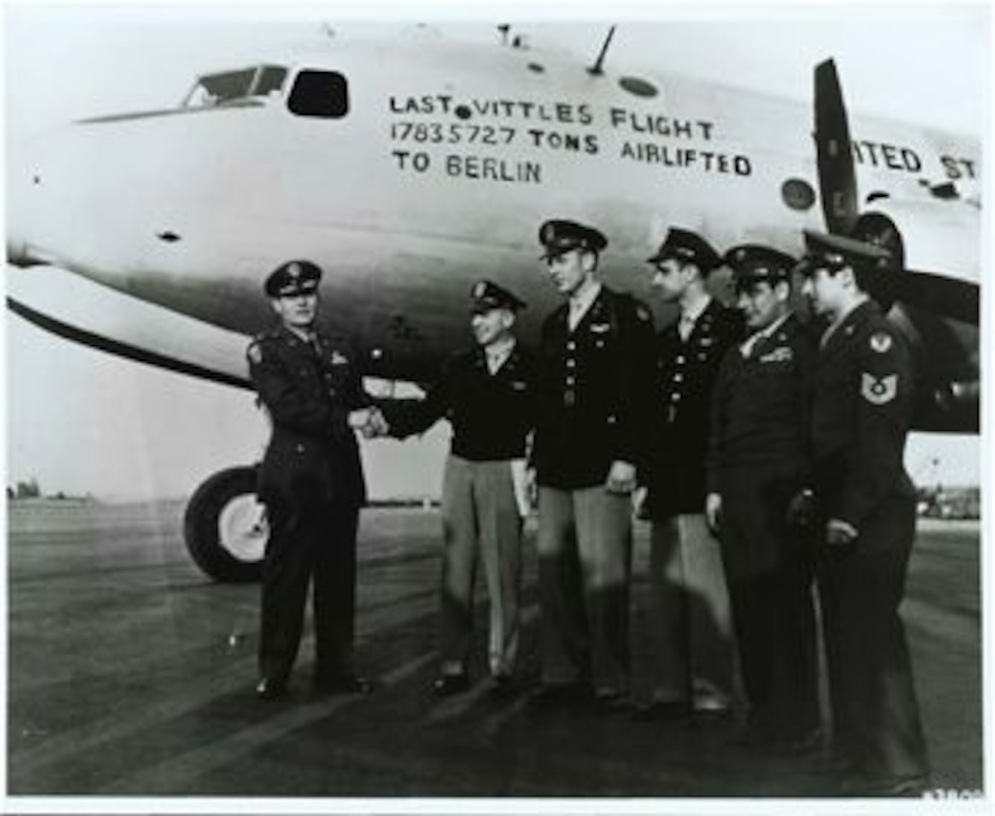 The last official flight of the Berlin Airlift in 1949. (Courtesy photo)
