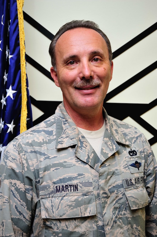 Master Sgt. Steve Martin, 41st Aerial Port Squadron aerial delivery manager, helped a women and her dog from her home, which had fire, April 6, 2017. 