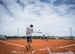 An Airman swings for the fences at the Homerun Derby game that was part of the Eglin Connects event at Eglin Air Force Base, Fla., June 2.  The event to help promote resiliency featured information booths, sporting events and a car show.  (U.S. Air Force photo/Samuel King Jr.)