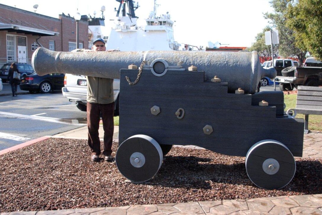 Cannon, on display in PACAREA:  Old Siege Gun, this 24 pounder siege gun used in the Civil War was first used as a fog signal on Point Bonita, CA, the entrance to San Francisco Bay on 6 August 1855.
Heritage Asset Collection