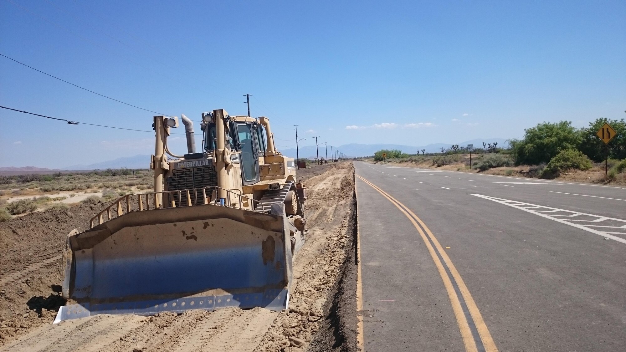 Construction on South Lancaster Blvd. has been delayed due to unexpected problems with the existing roadbed.
(Courtesy photo)