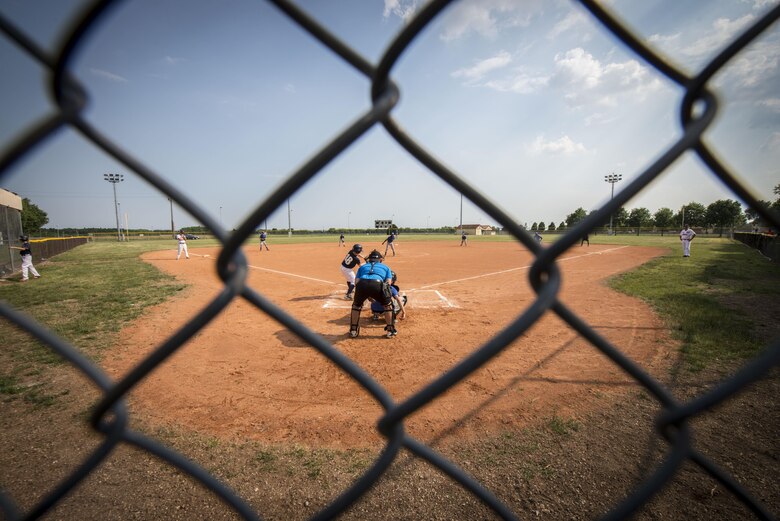 The Aviano Tigerz and Junior Alpina baseball teams play baseball June 3, 2017, at Aviano Air Base, Italy. Over the past 172 years, baseball has expanded beyond the United States of America and is played from field to field in over 50 different countries. (U.S. Air Force photo by Senior Airman Cory W. Bush)