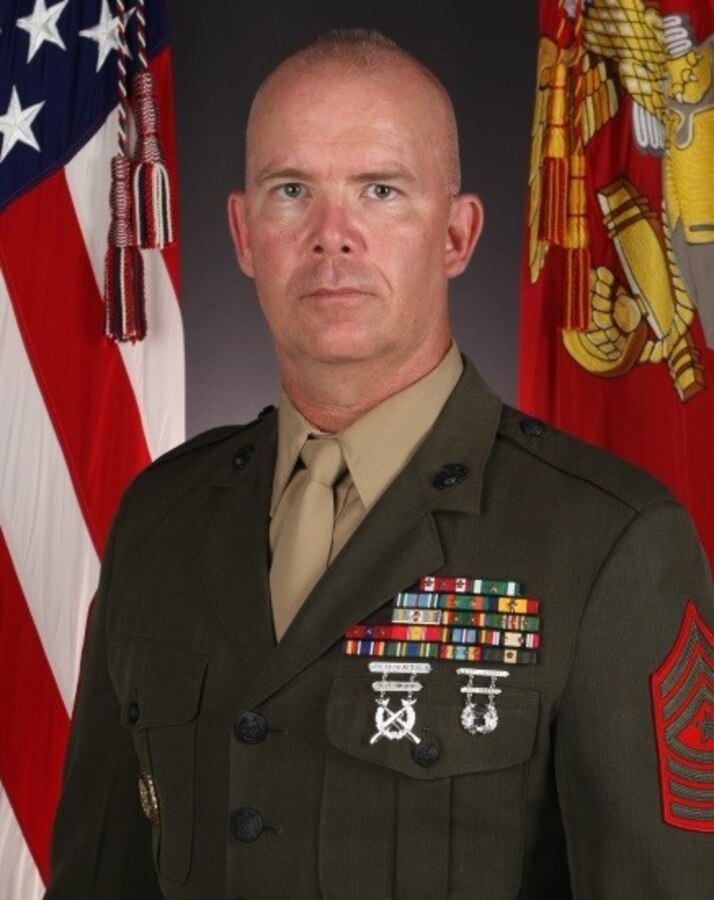 Sergeant Major Joseph Gray, Marine Aviation Training Support Group 21 NAS Pensacola, Pensacola, FL