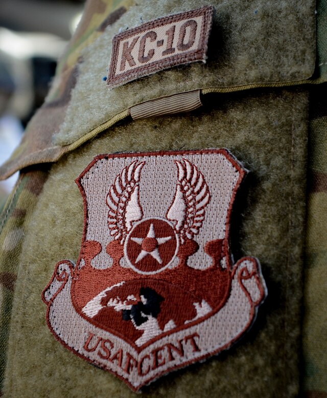A 908th Expeditionary Air Refueling Squadron KC-10 Extender crew flies a mission in support of Operation Inherent Resolve June 2, 2017. The KC-10 is an Air Mobility Command advanced tanker and cargo aircraft designed to provide increased global mobility for U.S. Armed Forces. The KC-10's primary mission is aerial refueling; it can combine the tasks of a tanker and cargo aircraft by refueling fighters and simultaneously carry the fighter support personnel and equipment on overseas deployments. (U.S. Air Force photo by Staff Sgt. Michael Battles)