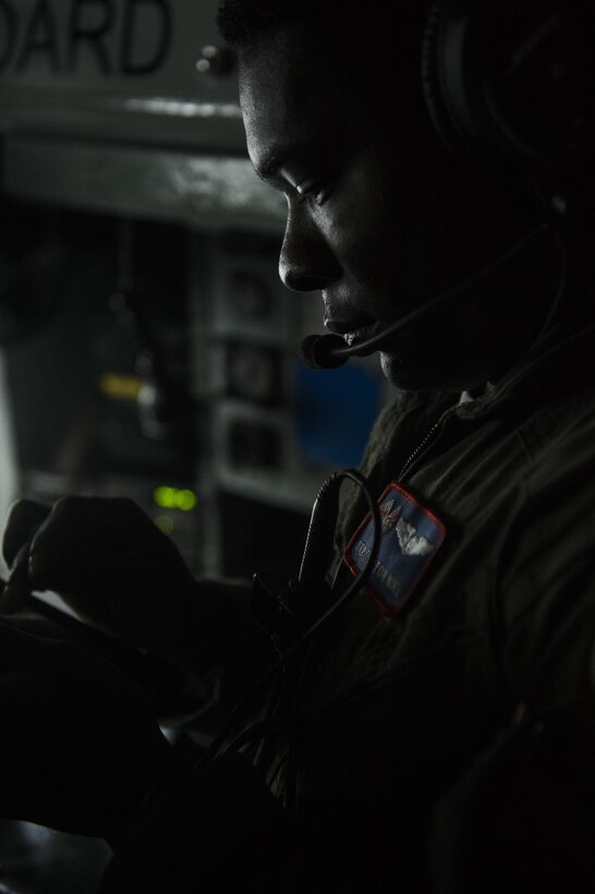 Senior Airman Thriston Noel, 351st Air Refueling Squadron boom operator, goes over the pre-flight check list for a
KC-135R Stratotanker during BALTOPS exercise at Powidz Air Base, Poland, June 7, 2017. The exercise, is designed
to enhance flexibility and interoperability, to strengthen combined response capabilities, as well as demonstrate
resolve among Allied and Partner Nations' forces to ensure stability in, and if necessary defend, the Baltic Sea region. (U.S. Air Force photo by Staff Sgt. Jonathan Snyder)