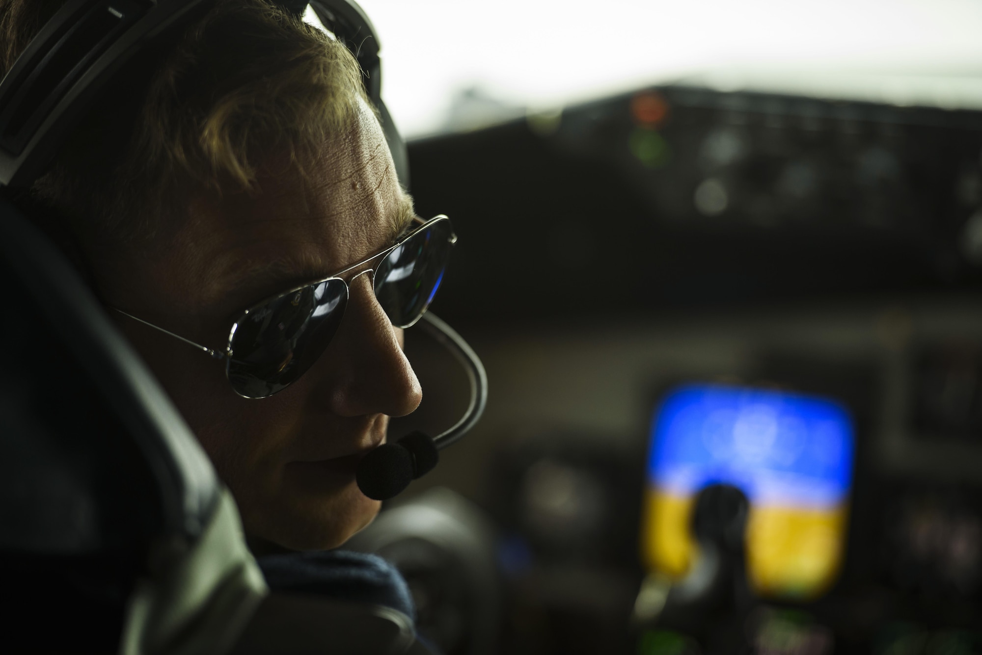 Capt. Donald Hart, 351st Air Refueling Squadron pilot, talks with the crew prior to taxiing a KC-135R Stratotanker during BALTOPS exercise at Powidz Air Base, Poland, June 7, 2017. The U.S. Air Force is supporting this exercise with approximately 900 Airmen, eight F-16s from the 31st Fighter Wing, Aviano Air Base, Italy, four KC-135 Stratotankers from the 100th Air Refueling Wing, RAF Mildenhall, U.S. Air Force Reserve 459th Air Refueling Wing, Joint Base Andrews, Maryland, one Air Force Reserve E-3 Airborne Warning and Control System (AWACS) from the 513th Aerial Control Group, B-52s from RAF Fairford, Tinker Air Force Base, Oklahoma and Airmen from the 1st Combat Communication Squadron, Ramstein Air Base, Germany are supporting this multinational exercise. (U.S. Air Force photo by Staff Sgt. Jonathan Snyder)