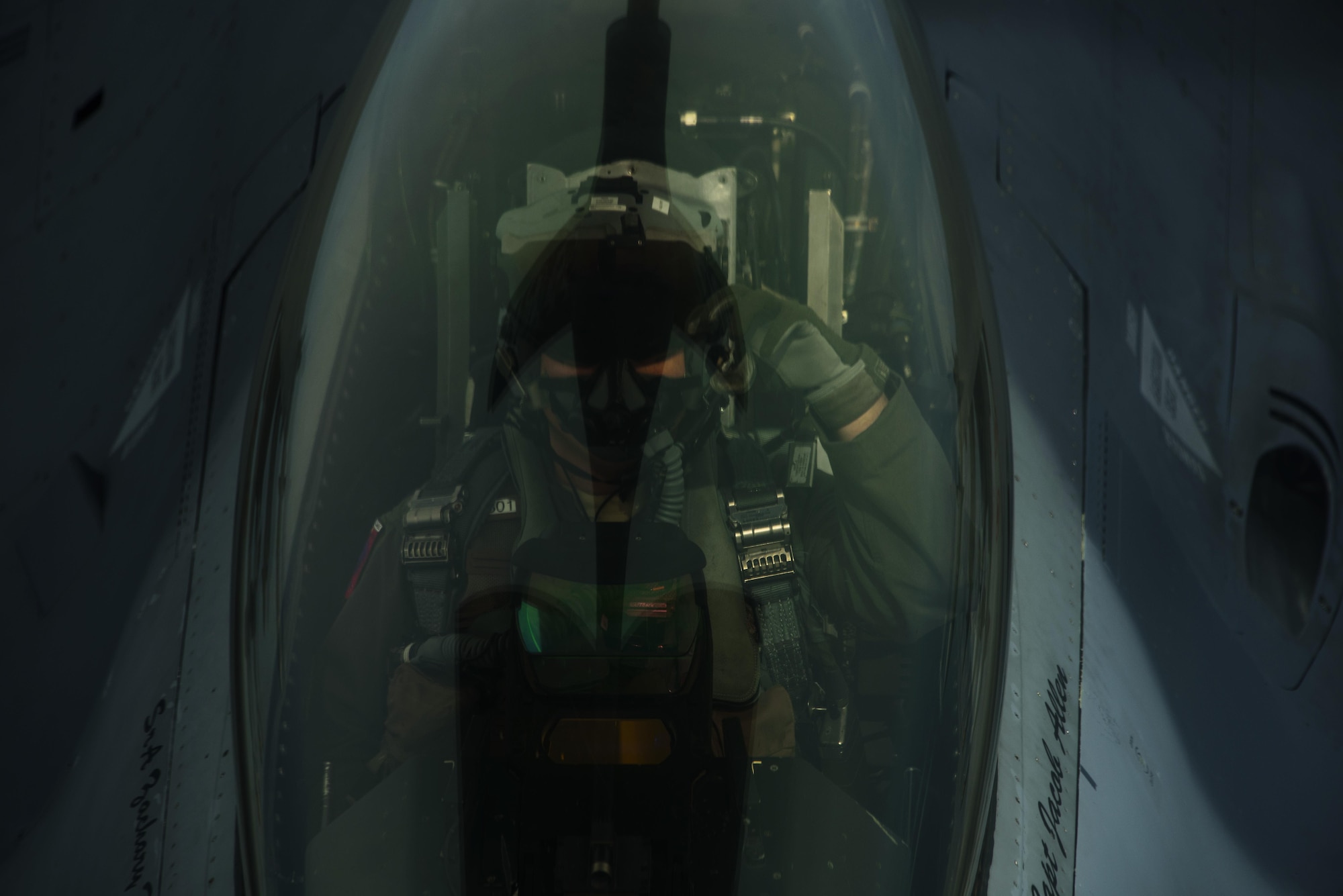An F-16 Fighting Falcon, 510th Fighter Squadron, refuels from a KC-135R Stratotanker, 100th Air Refueling Wing, from RAF Mildenhall, England in support of Aviation Detachment rotation 17-3, exercise BALTOPS and exercise Saber Strike over Latvia, June 7, 2017. The U.S. Air Force is supporting this exercise with approximately 900 Airmen, eight F-16s from the 31st Fighter Wing, Aviano Air Base, Italy, four KC-135 Stratotankers from the 100th Air
Refueling Wing, RAF Mildenhall, U.S. Air Force Reserve 459th Air Refueling Wing, Joint Base Andrews, Maryland, one Air Force Reserve E-3 Airborne Warning and Control System (AWACS) from the 513th Aerial Control Group, B-52s from RAF Fairford, Tinker Air Force Base, Oklahoma and Airmen from the 1st Combat Communication Squadron, Ramstein Air Base, Germany are supporting this multinational exercise. (U.S. Air Force photo by Staff Sgt.
Jonathan Snyder)