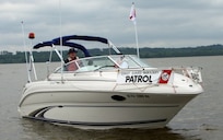 New Orleans - Coast Guard Auxiliary and active duty members work together during a training exercise to prepare for search and rescue missions. Dec. 10, 2008. 
Coast Guard Photo by PO3 Ivan Barnes.