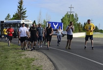 Minot Air Force Base members teamed up with local law enforcement personnel to participate in the 2017 Law Enforcement Torch Run at Minot AFB, N.D., June 7, 2017. Every year more than 400 law enforcement personnel gather to promote the concept of partnership and prosperity as the “Guardians of the Flame”. This event was held in honor of the Special Olympics North Dakota State Summer Games and took place in communities across North Dakota including Bismarck, Grand Forks, Jamestown, Minot, Pembina and Valley City. (U.S. Air Force photo/Tech. Sgt. Evelyn Chavez)