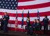 Col. Bruce Cox, 307th Bomb Wing commander, introduces Col. Michael McClanahan to the 489th Bomb Group during a change of command Ceremony at Dyess Air Force Base, Texas, June 3, 2017. The 307th Bomb Wing is the only dual-bomber wing in the Air Force, operating both the B-52 Stratofortress and B-1 Lancer.  (U.S. Air Force photo by Staff Sgt. Jason McCasland/Released)