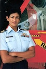 Marilyn Melendez Dykman became the first Hispanic-American female Coast Guard aviator when she earned her wings of gold on 24 May 1991.
Coast Guard Photograph