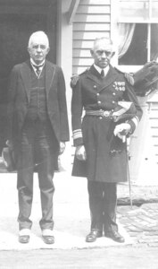 A photo of a Coast Guard uniform, 1930.